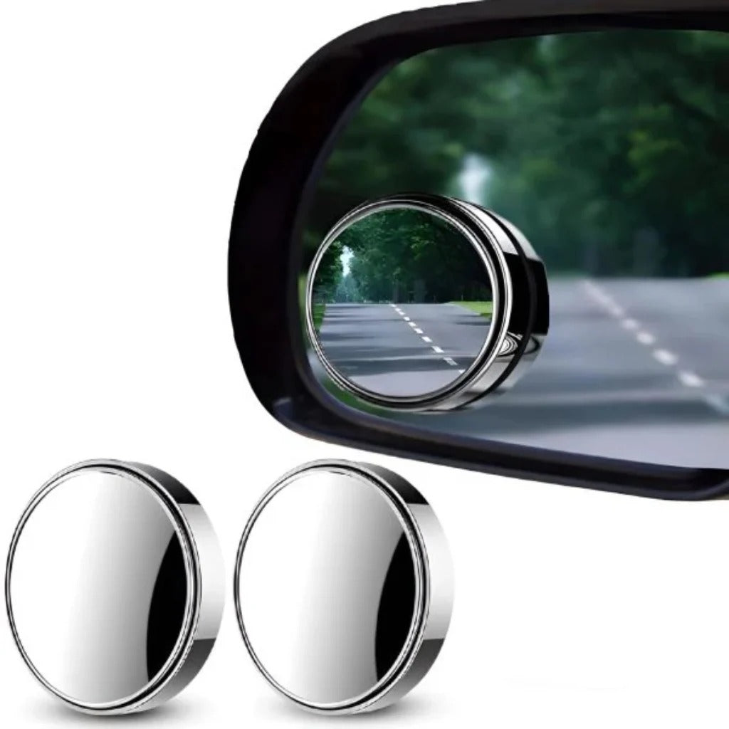 Car Blind Spot Mirror Set, 2 Pcs Round Original Glass Convex Mirrors