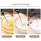 2-in-1 USB Rechargeable Electric Milk Frother