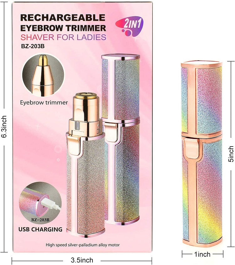 2 in 1 Rechargeable Eyebrow Hair Remover