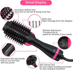 3 in 1 Hot Air Brush Hair Dryer and Styler Volumizer