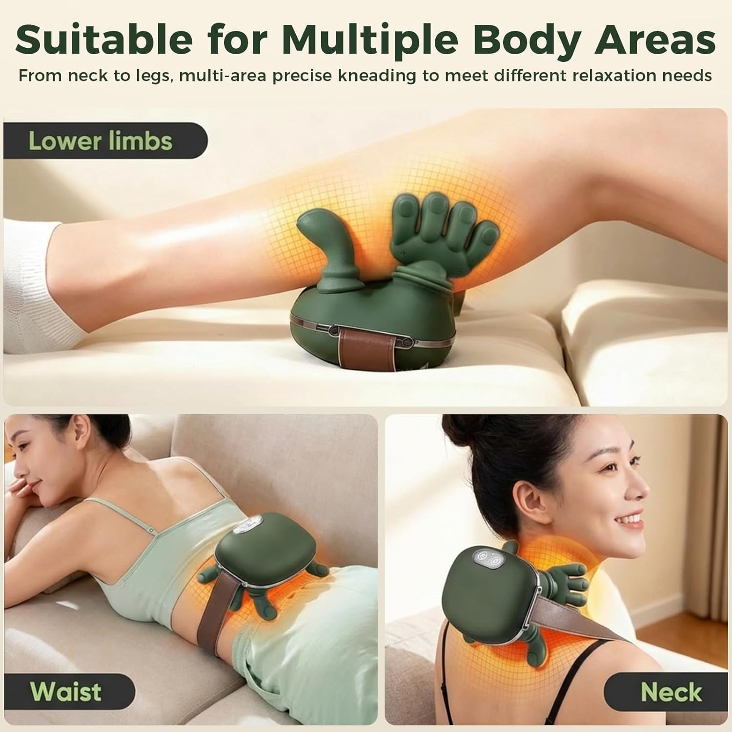 Wireless Neck and Shoulder Massager with Heat