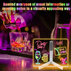 LED Acrylic Note Board with Color Lighting