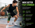 Professional Knee Compression Sleeve with Adjustable Straps