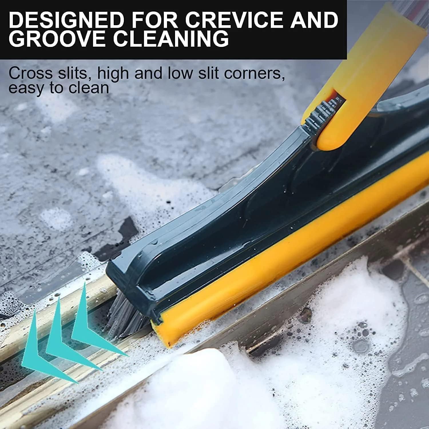 Bathroom Cleaning Brush with Long Handle