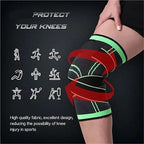Professional Knee Compression Sleeve with Adjustable Straps