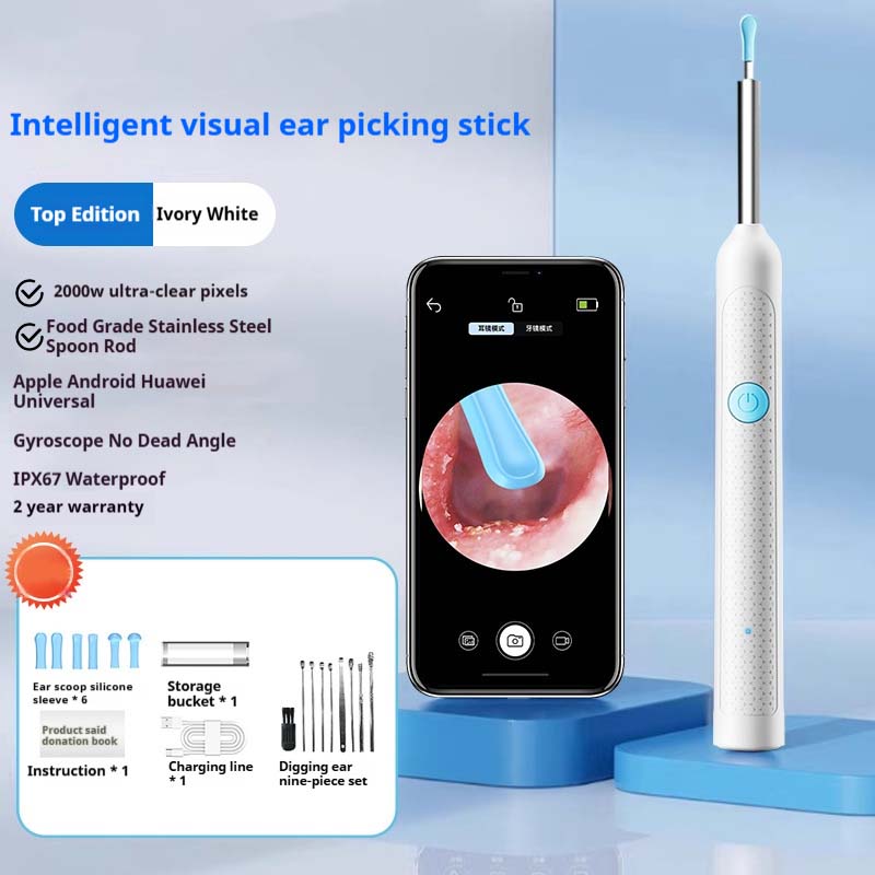 Ear Cleaning Kit with 1080P Camera and LED Light