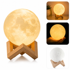 3D Moon Lamp 4.7 Inch Dual-Color LED Night Light