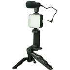 Professional Vlogging Kit with Tripod, Microphone