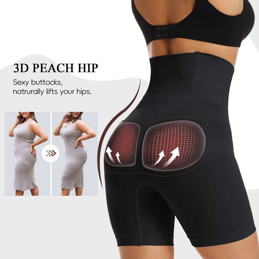 High Waisted Plus Size Shapewear Shorts for Women