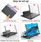 3D Mobile Screen Magnifier HD Phone Screen Amplifier