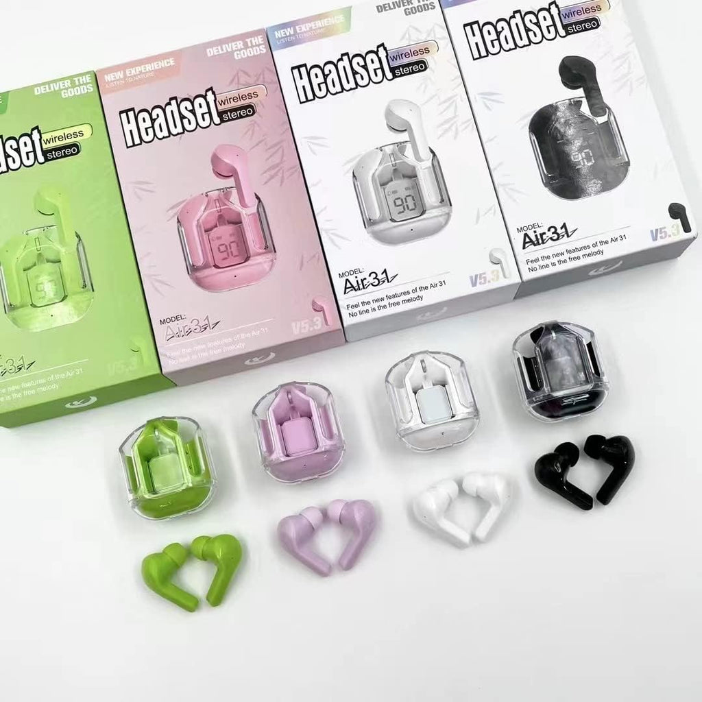 Transparent Wireless Bluetooth 5.3 Earbud