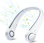 Portable Bladeless Neck Fan, Hands-Free Rechargeable Wearable Personal Fan