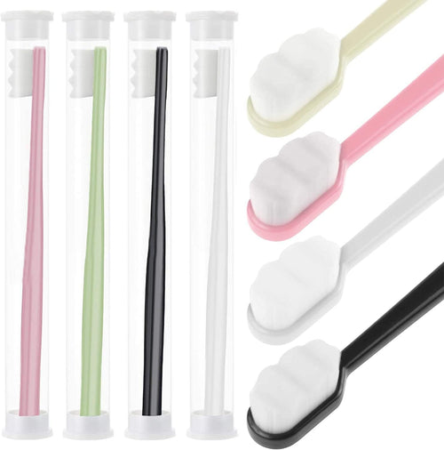 (01 Pcs)Extra Soft Nano Toothbrush for Sensitive Gums (Multi-Colour)
