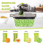 22-in-1 Multifunctional Vegetable Cutter and Chopper Set