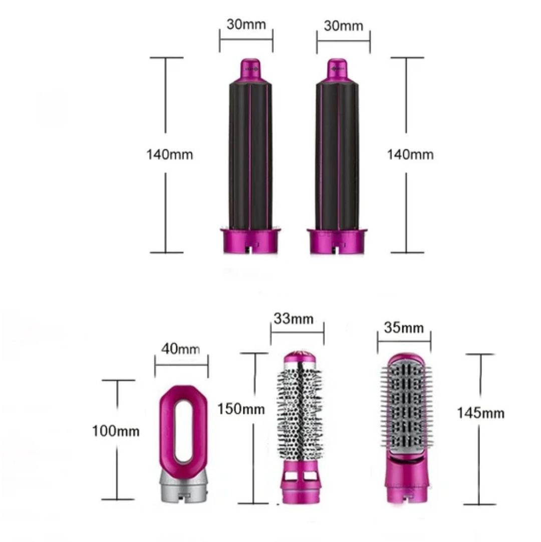5-in-1 Hair Styler and Dryer Brush Set