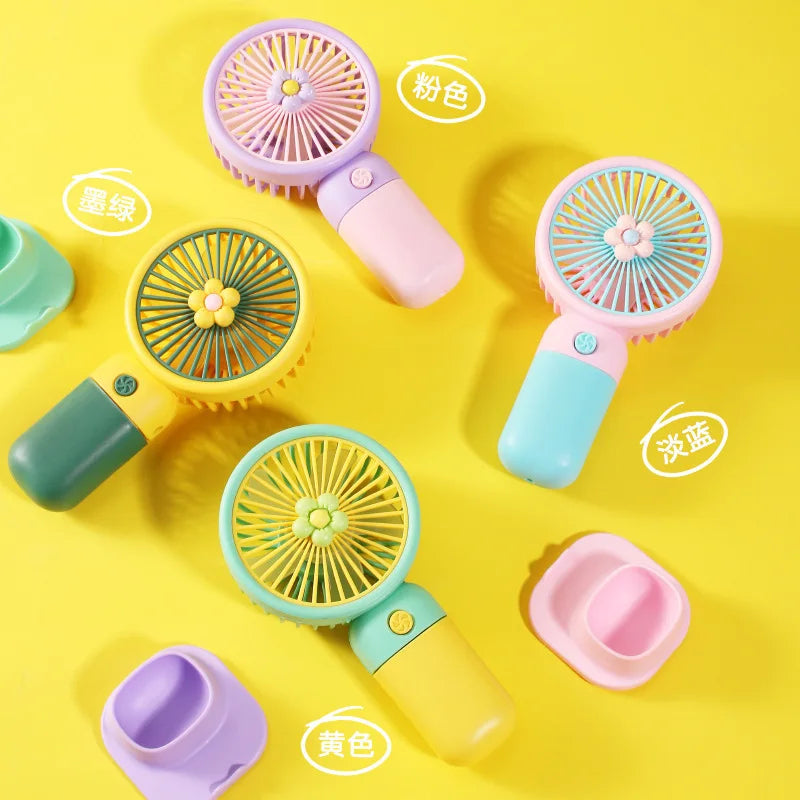 Portable Rechargeable Mini Table Fan for Home & Office
