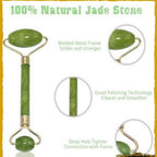 Jade Face Roller and Gua Sha Stone Set