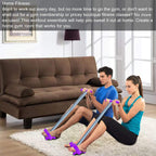 Elastic Sit-Up Pull Rope with Dual Spring Tension