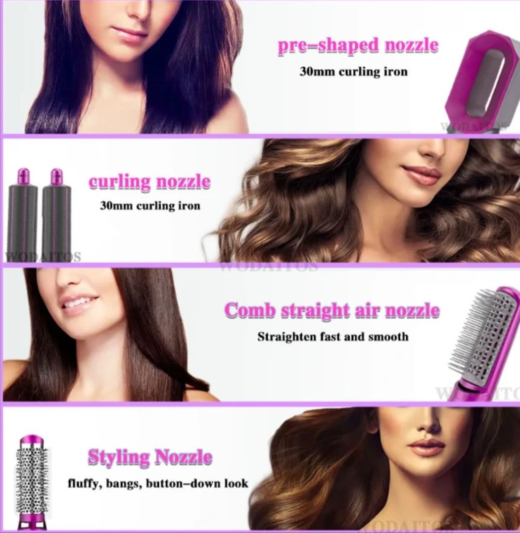 5-in-1 Hair Styler and Dryer Brush Set