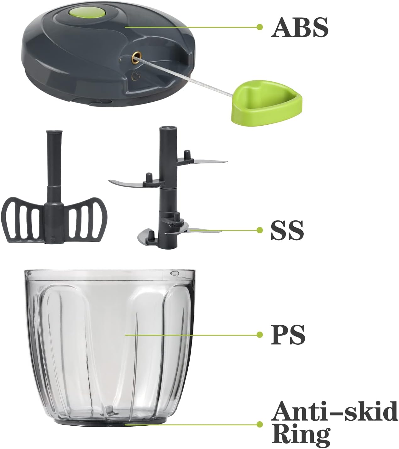 900ml Manual Food Chopper