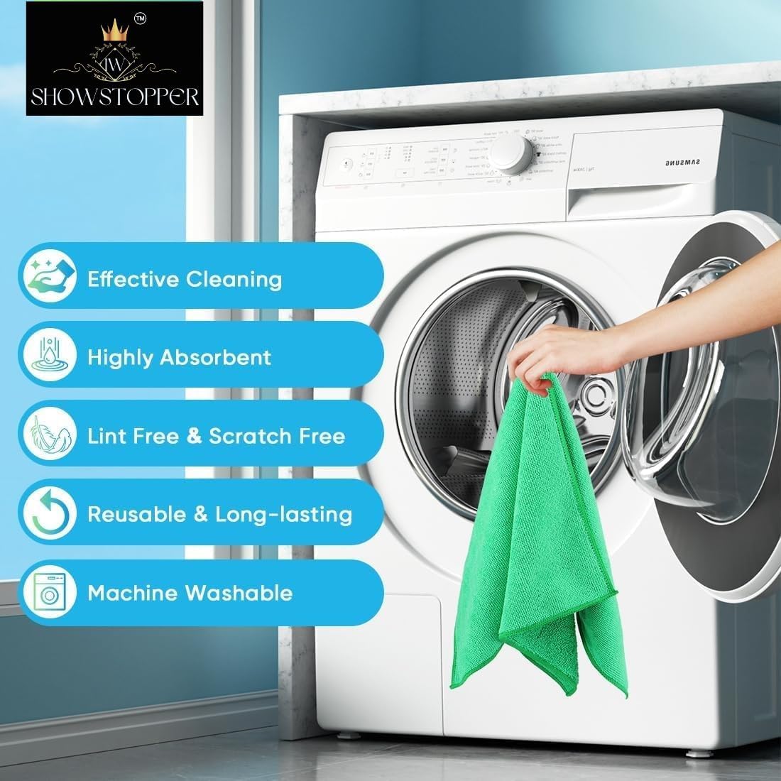 Microfiber Cleaning Cloths 20 Pack