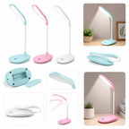 Portable 360° Adjustable LED Desk Lamp with 3 Brightness Levels