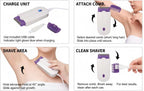 Rechargeable Electric Hair Remover with Sensor Light Technology