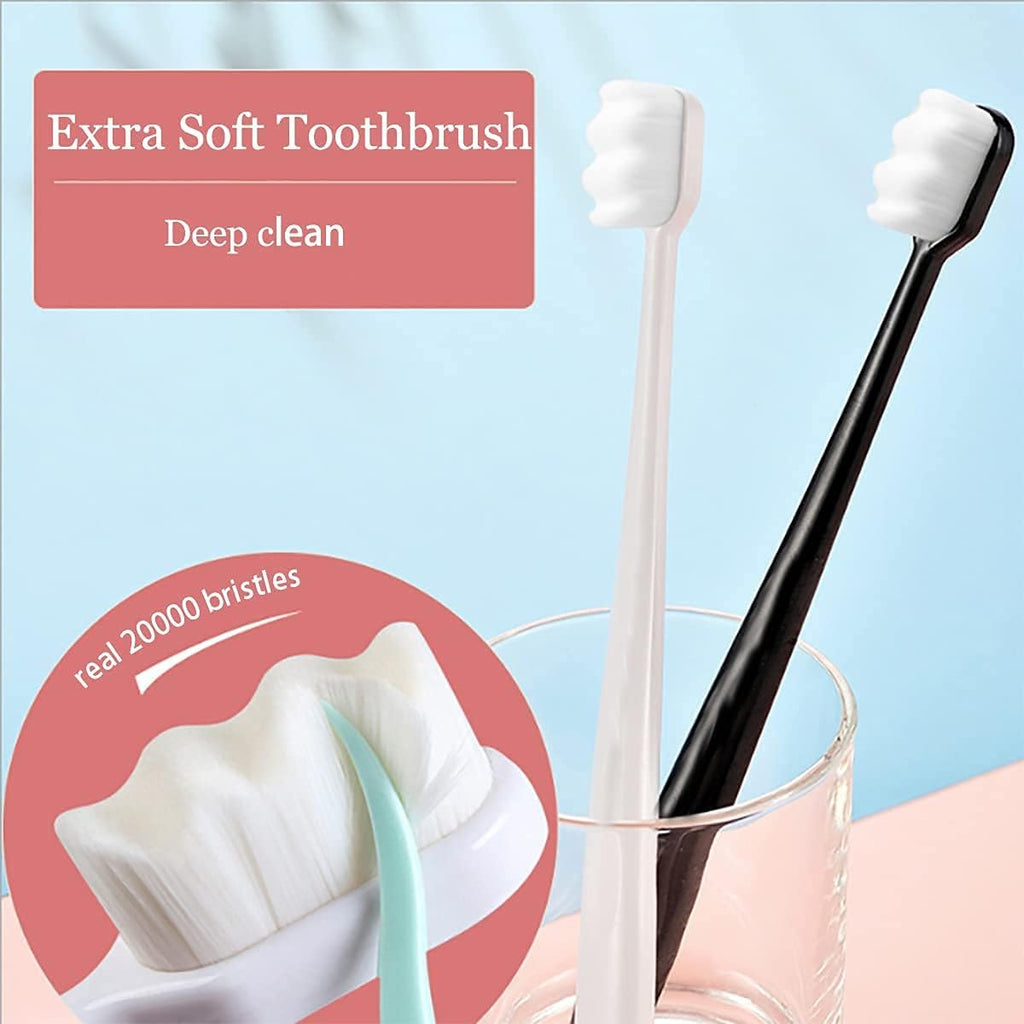(01 Pcs)Extra Soft Nano Toothbrush for Sensitive Gums (Multi-Colour)
