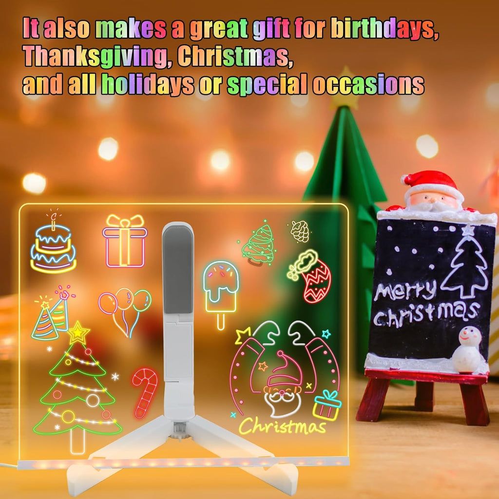 LED Acrylic Note Board with Color Lighting