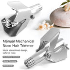 Stainless Steel Manual Nose & Ear Hair Trimmer