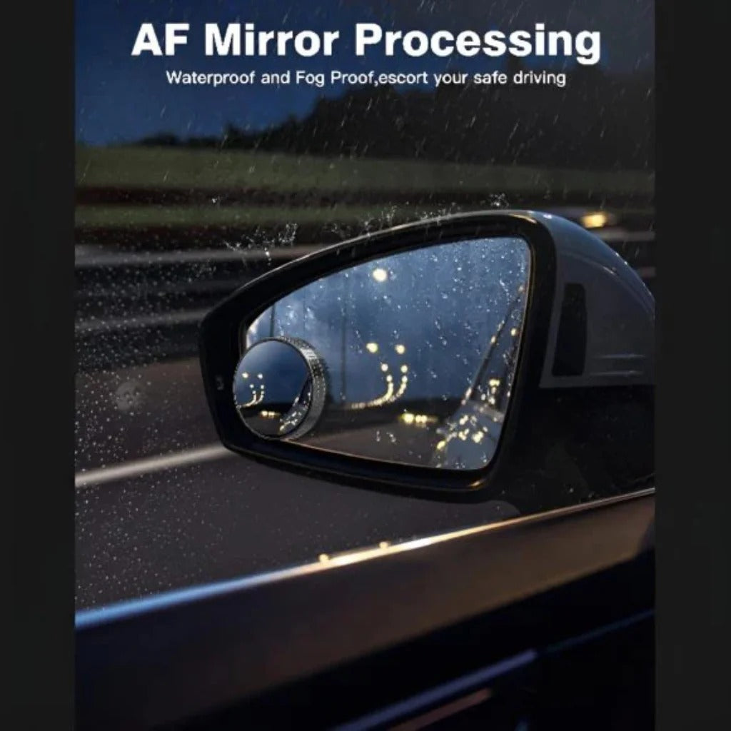 Car Blind Spot Mirror Set, 2 Pcs Round Original Glass Convex Mirrors
