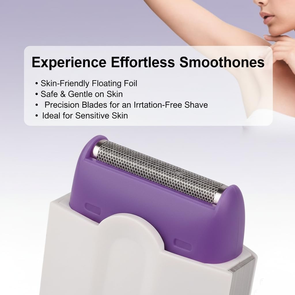 Rechargeable Electric Hair Remover with Sensor Light Technology