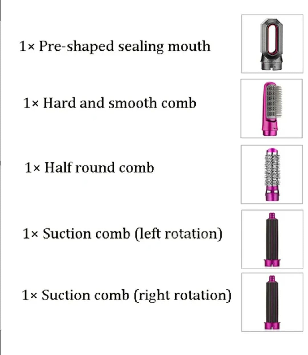 5-in-1 Hair Styler and Dryer Brush Set