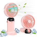 Portable Handheld Fan with 4000mAh Rechargeable Battery