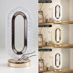 Modern Iron Crystal Table Lamp