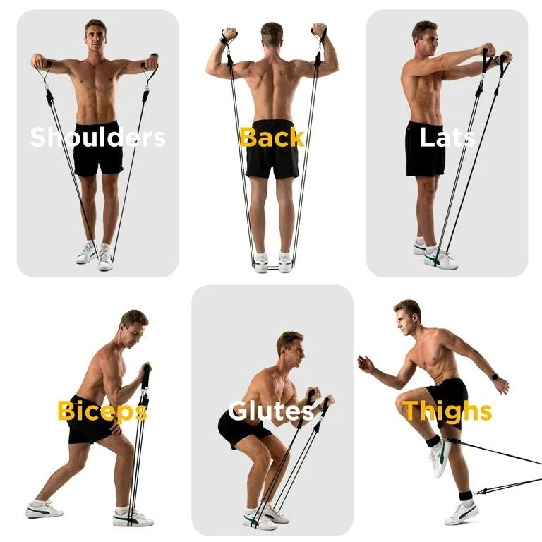 Resistance Band Set for Home Workout