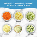 Multi-Blade Vegetable Slicer and Food Chopper