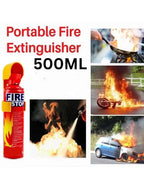 Portable Fire Safety Spray 500ml for Home, Office and Vehicle Use