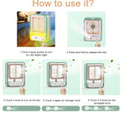 Portable Misting Desk Fan with LED Night Light