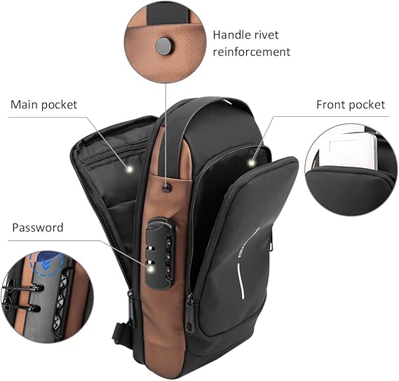 Men's Anti-Theft Chest Sling Bag