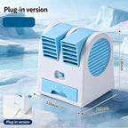 Portable USB Mini Air Cooler Fan with Water Cooling Function (Multi-Colour)