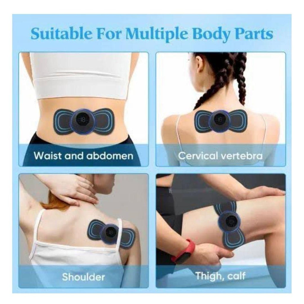 Rechargeable EMS Massage Patch with 8 Modes and 19 Intensity Levels