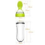 Silicone Baby Spoon Feeder Bottle
