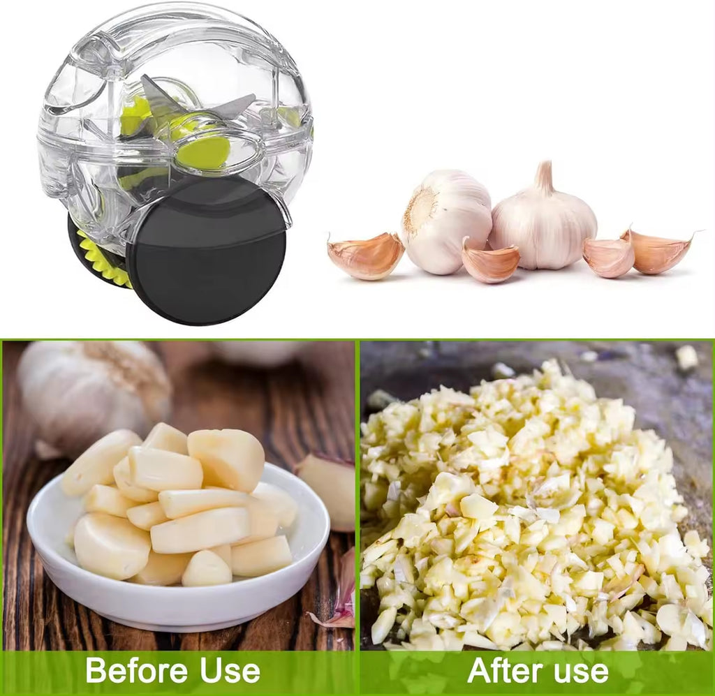 Garlic Mincer Roller and Peeler Tool