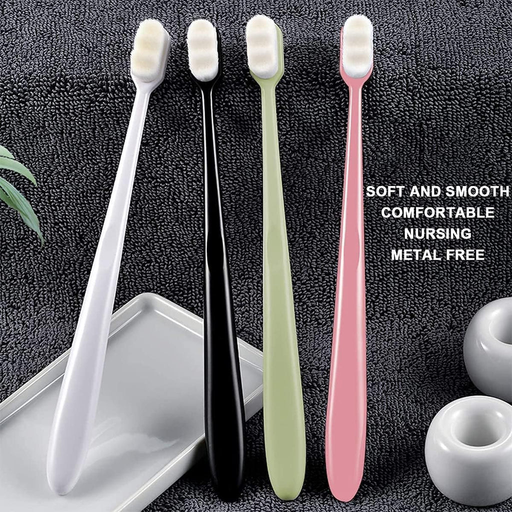 (01 Pcs)Extra Soft Nano Toothbrush for Sensitive Gums (Multi-Colour)