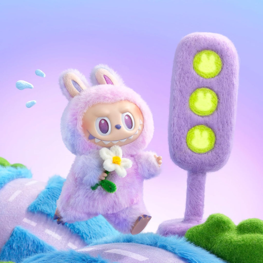 Labubu Doll Mystery Plush Collectible Blind Box Toy with Hanging Loop