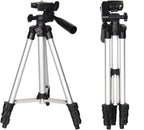 Lightweight Adjustable Tripod Stand with Universal Phone Holder