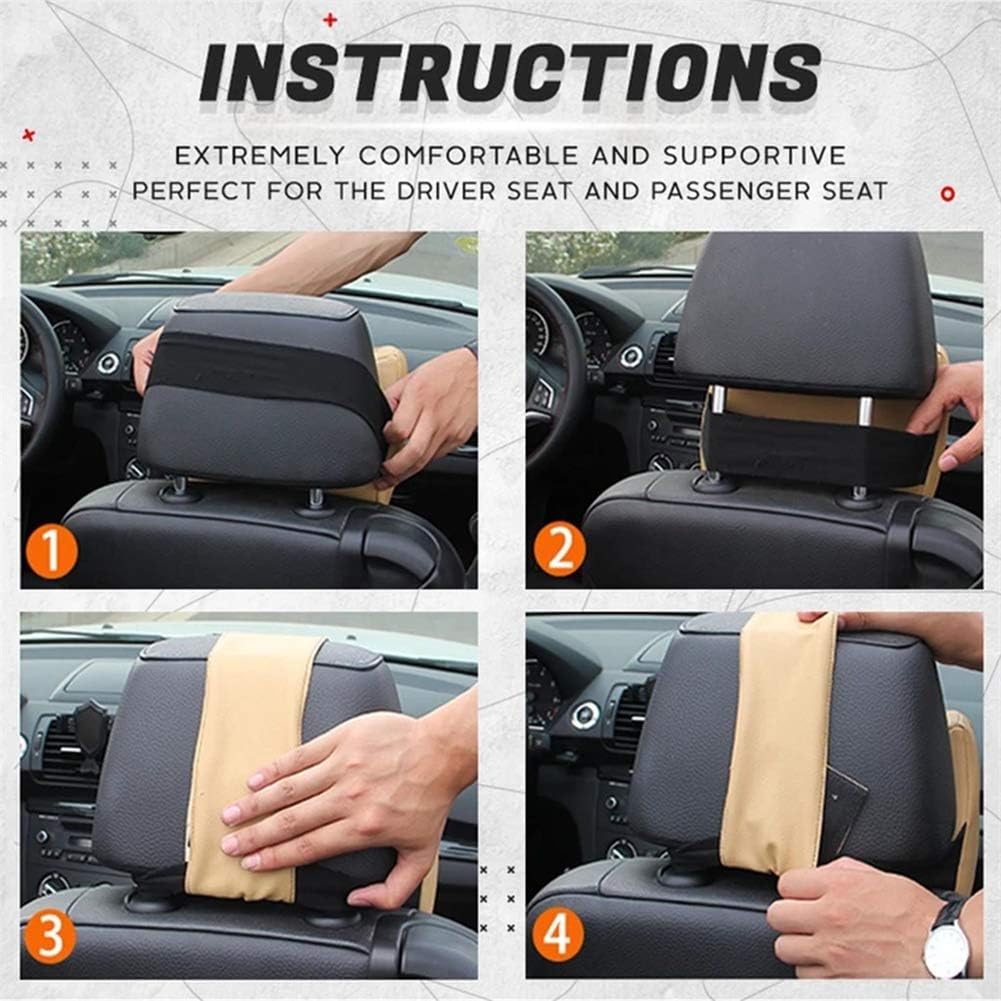 Car Seat Headrest Neck Support Cushion (1 Pcs)