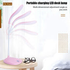 Portable 360° Adjustable LED Desk Lamp with 3 Brightness Levels