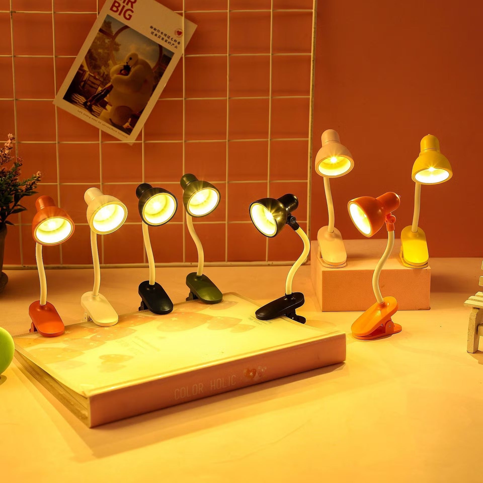 Mini Foldable LED Book Light for Reading